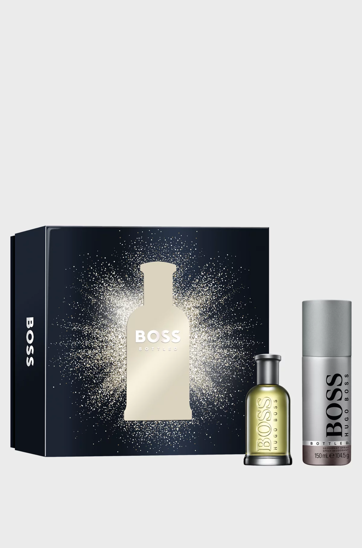 BOSS Bottled eau de toilette gift set.