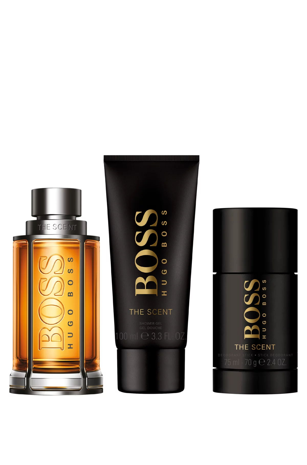BOSS The Scent gift set .