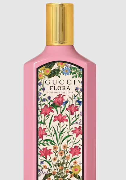 Encased within a new, elongated bottle, Gucci Flora Gorgeous Gardenia relaunches with a new Eau de Parfum. With a scent built around the Gardenia flower, the joyful floral signature has been admired since the dawn of time and said to be used in elixirs and magic potions. Taking cues from its believed mystical power, the gorgeous White Gardenia note is blended with solar Jasmine Grandiflorum Absolute. The modern floral signature is introduced by a lively Pear Blossom accord, while a touch of Brown Sugar accord adds a delicate sweetness to its sillage. Top notes of Blossom Accord, Italian Mandarin and Red Berries Heart notes of White Gardenia, Jasmine Absolute and Frangipani Flower Base notes of Patchouli and Brown Sugar Accord Encased within a new, elongated bottle, crafted from lacquered pink glass featuring a shiny gold cap The packaging features a new take on the House’s distinctive Flora pattern first created by artist and illustrator Vittorio Accornero for Gucci in 1966 The fragrance’s formula does not contain UV filters Designed with a sustainable approach, the flacon is made of 10% recycled glass featuring a pink water-based lacquer. The outer packaging is made of FSC®- certified paper. The FSC system guarantees products such as wood and paper have been harvested in a socially and environmentally responsible manner. 100ml